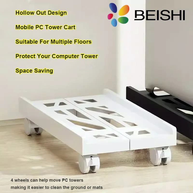 Regulowany stojak na obudowę komputera PC Tower Stand Premium – podłogowy, na dywan, dla gaming PC